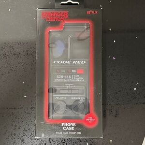 NEW Stranger Things Code Red Walkie Talkie Phone Case iPhone 17